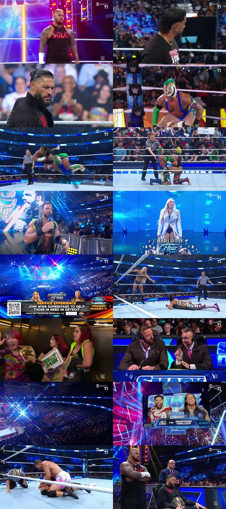 WWE Friday Night Smackdown 28th July 2023 720p 350MB 480p