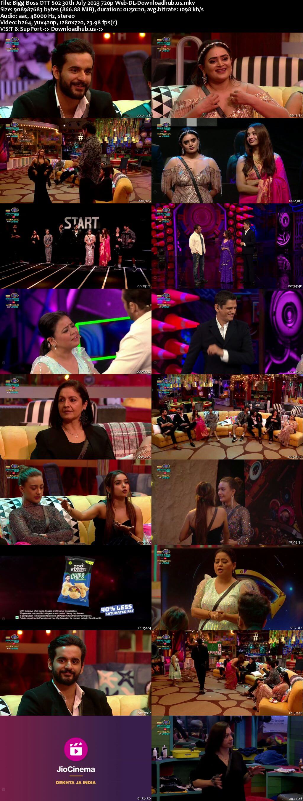 Bigg Boss OTT S02 30 July 2023 Episode 44 Web-DL 720p 480p