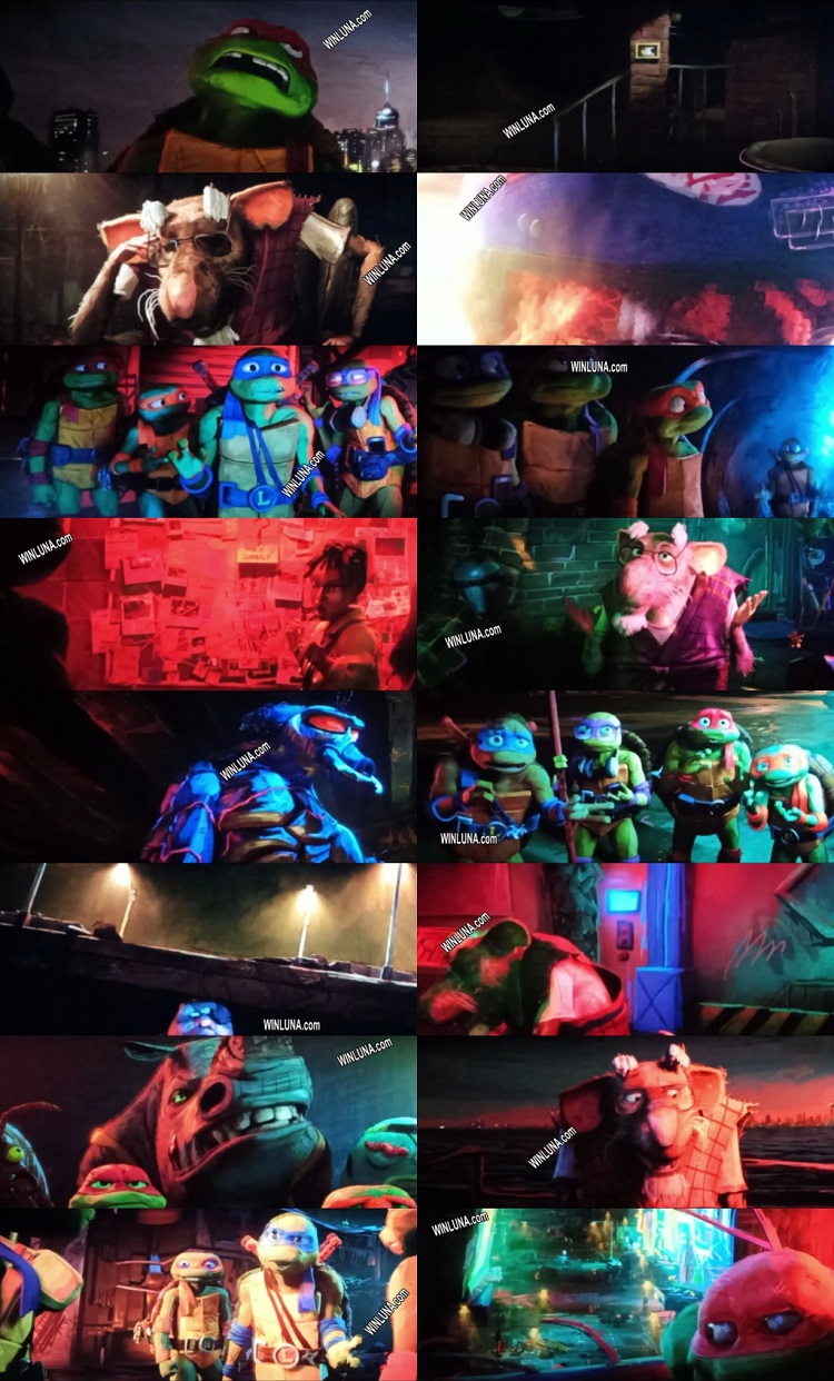 Teenage Mutant Ninja Turtles Mutant Mayhem 2023 English Movie 1080p 720p 480p HDCAM x264