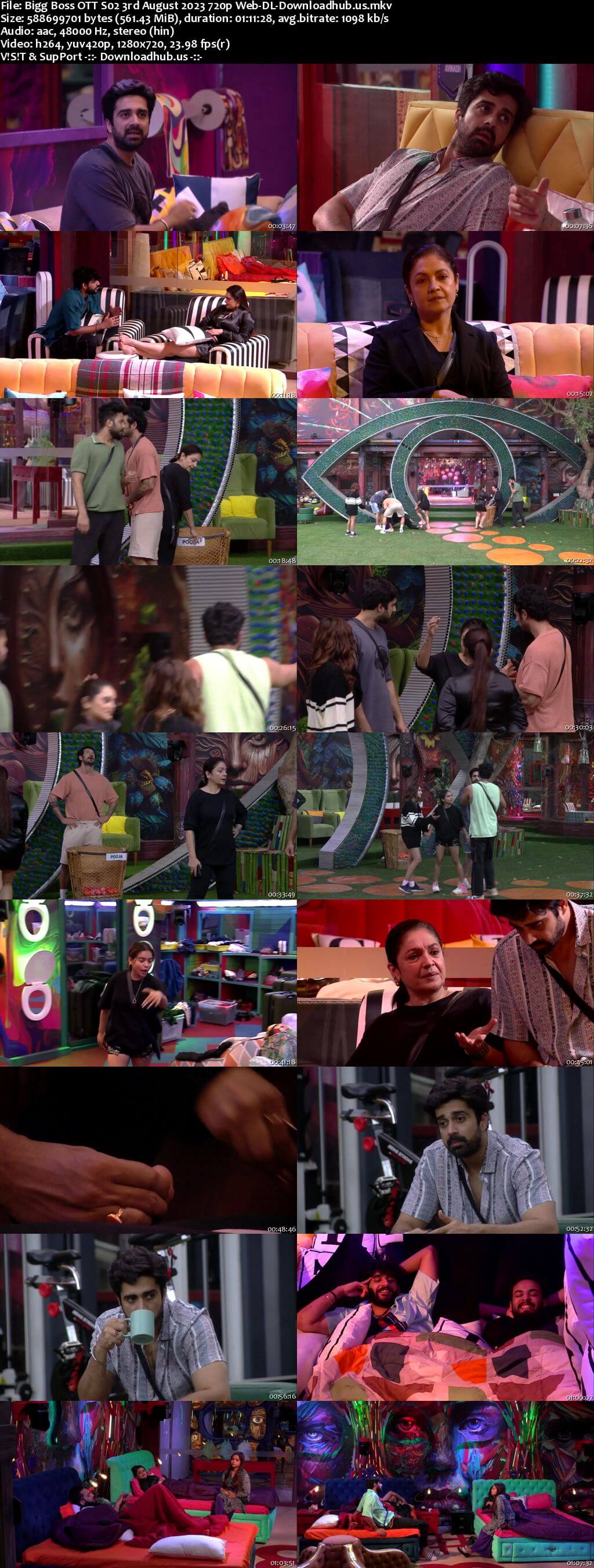 Bigg Boss OTT S02 3 August 2023 Episode 48 Web-DL 720p 480p