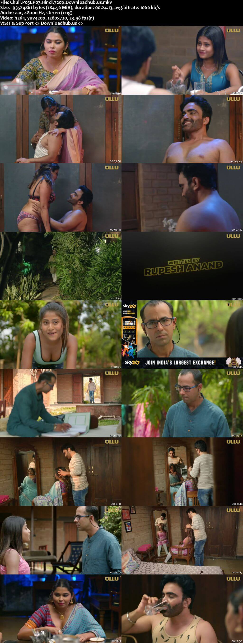 Chull 2023 Hindi Part 03 ULLU WEB Series 720p HDRip x264