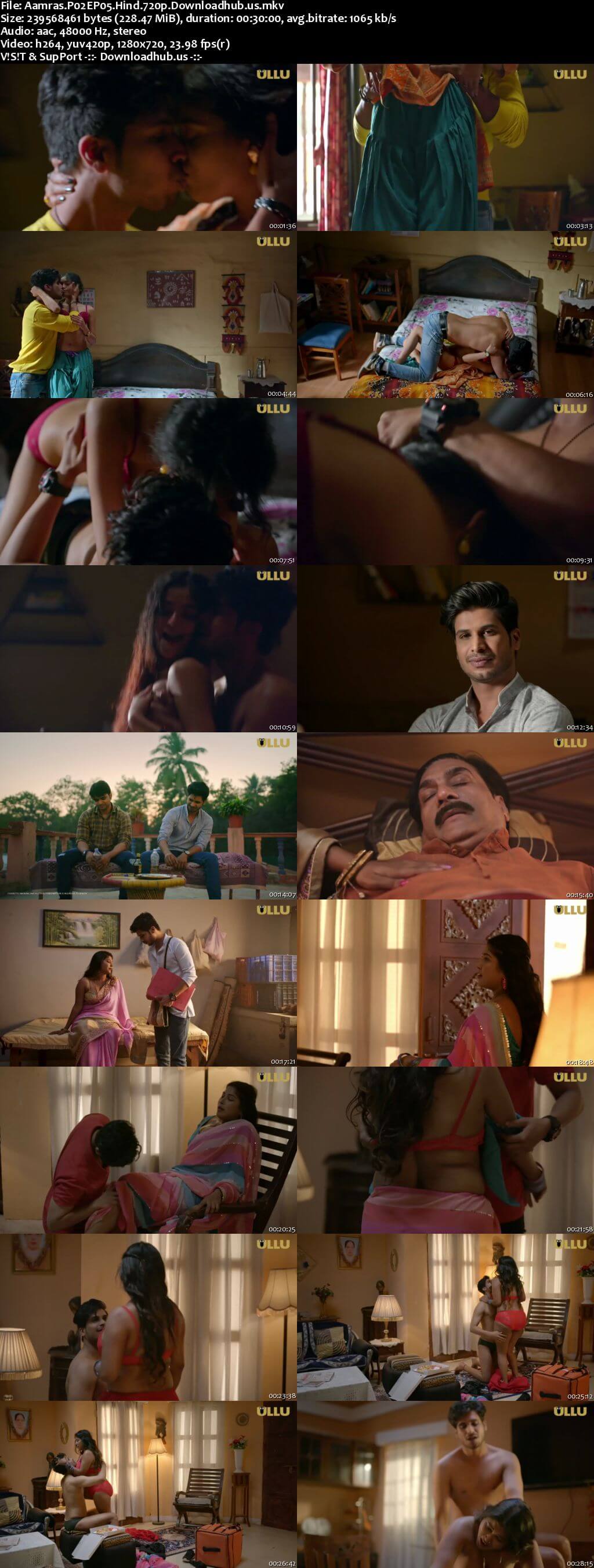 Aamras 2023 Hindi Part 02 ULLU WEB Series 720p HDRip x264