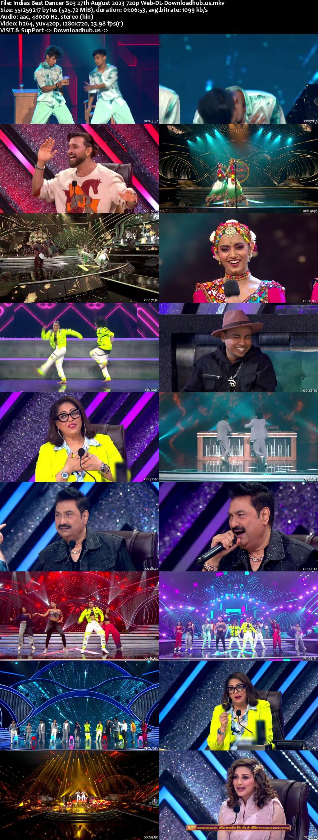 Indias Best Dancer S03 27 August 2023 Episode 42 Web-DL 720p 480p