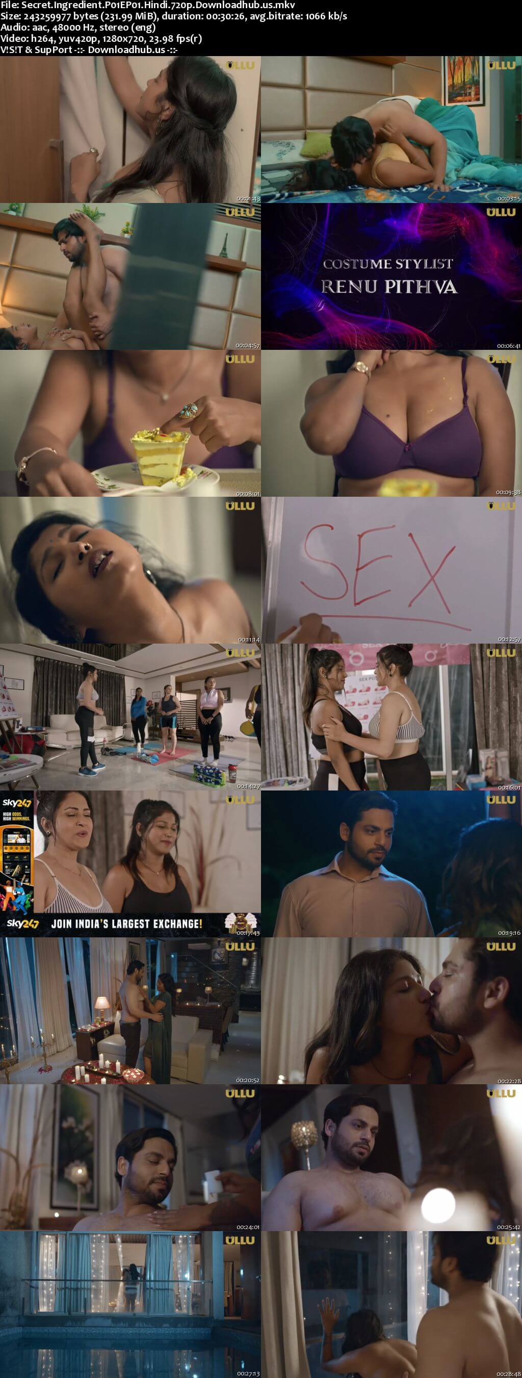 Secret Ingredient 2023 Hindi Part 01 ULLU WEB Series 720p HDRip x264