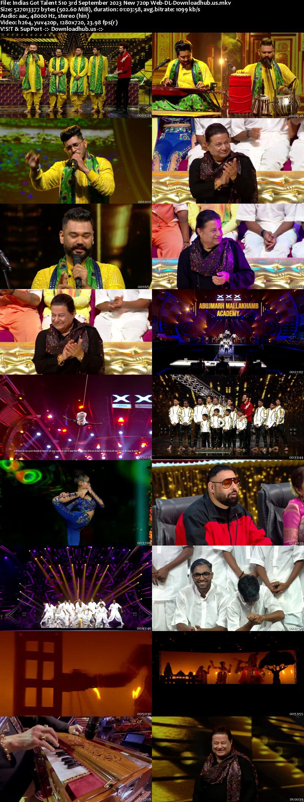 Indias Got Talent S10 3 September 2023 Episode 12 Web-DL 720p 480p