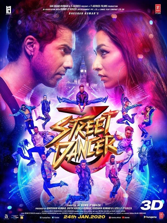 Street Dancer 3D 2020 Hindi Movie DD5.1 1080p 720p 480p HDRip ESubs x264