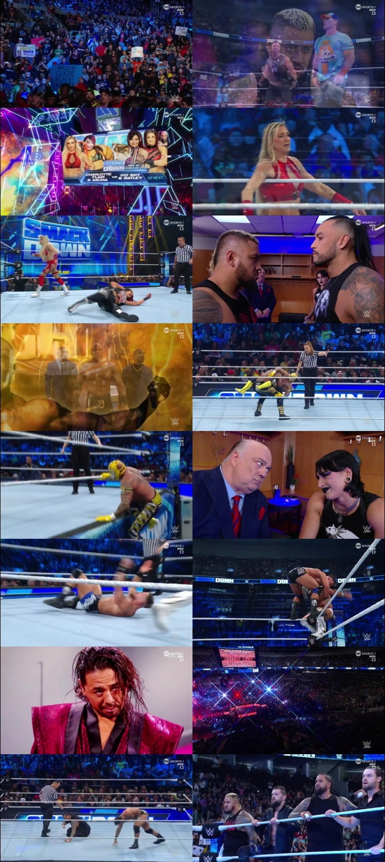 WWE Friday Night Smackdown 6th October 2023 720p 350MB WEBRip 480p