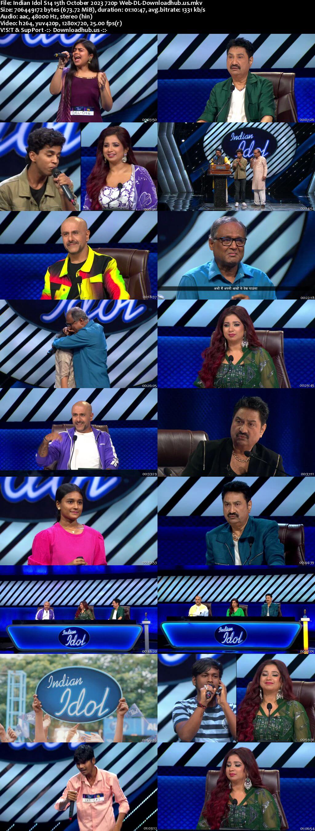 Indian Idol S14 15 October 2023 Episode 04 Web-DL 720p 480p