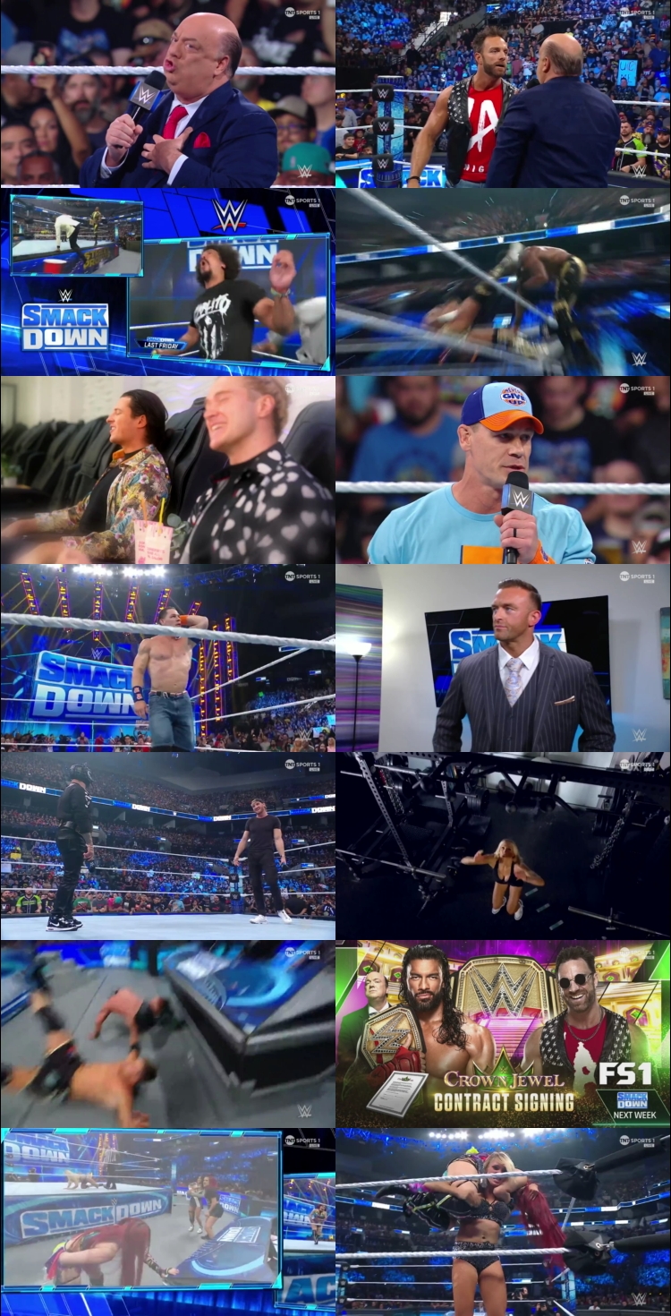 WWE Friday Night Smackdown 20th October 2023 720p 350MB WEBRip 480p