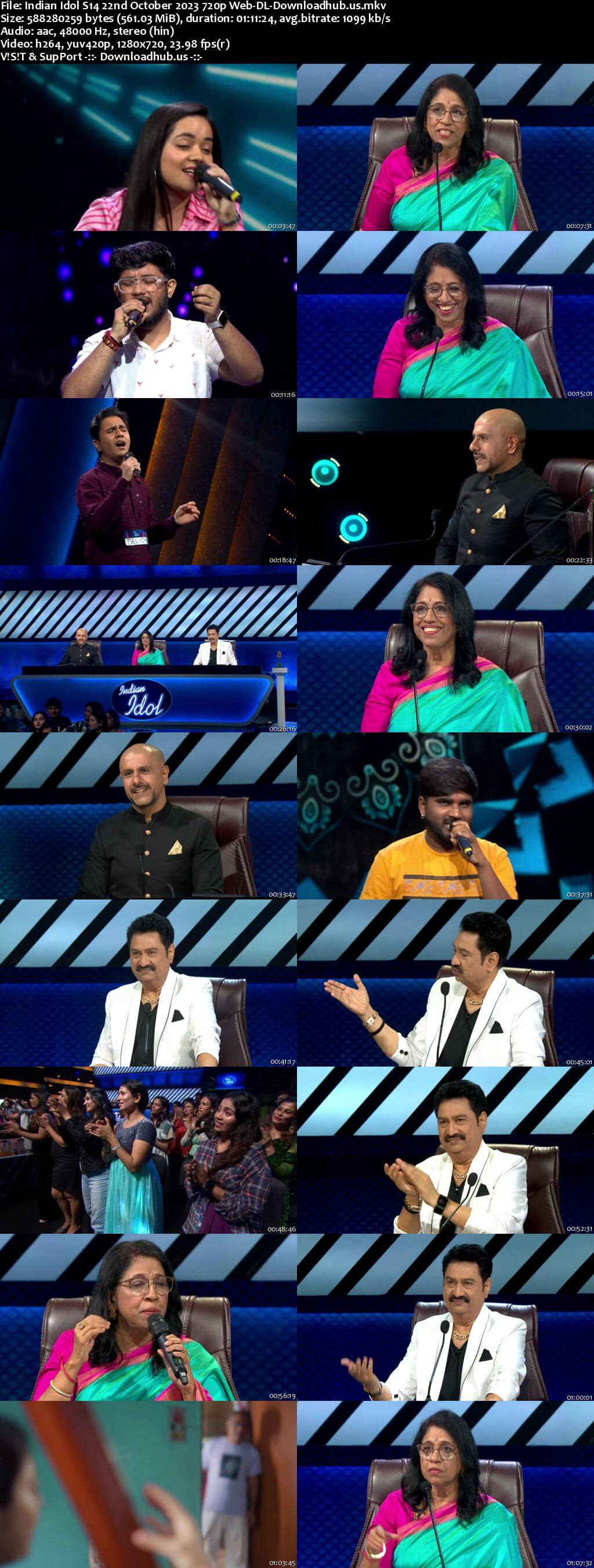 Indian Idol S14 22 October 2023 Episode 06 Web-DL 720p 480p