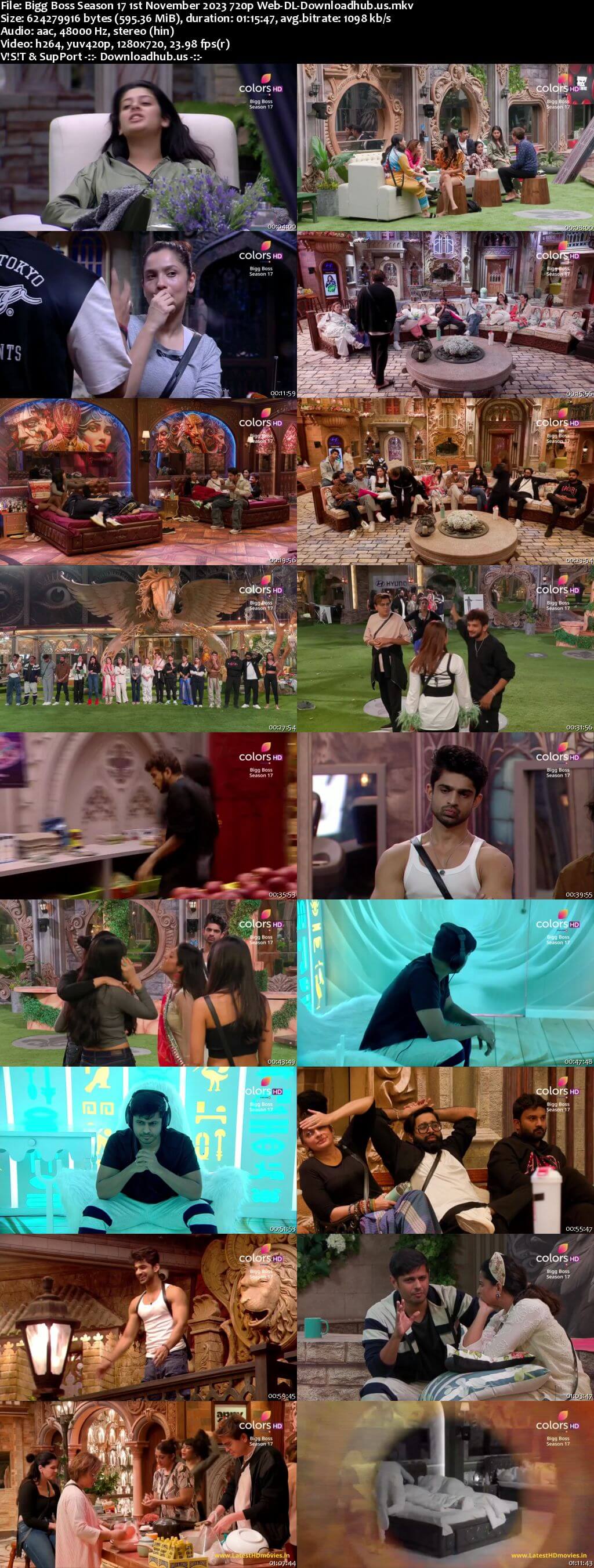 Bigg Boss Season 17 01 November 2023 Episode 18 Web-DL 1080p 720p 480p