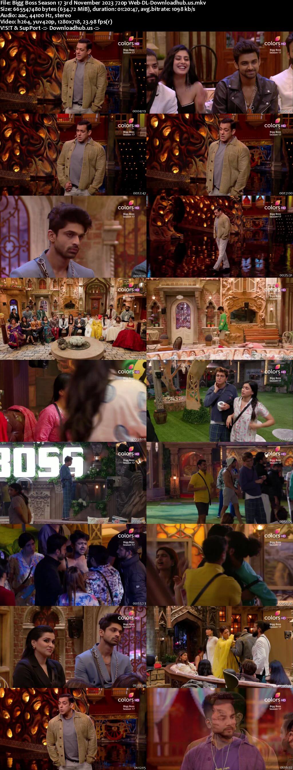 Bigg Boss Season 17 03 November 2023 Episode 20 Web-DL 1080p 720p 480p