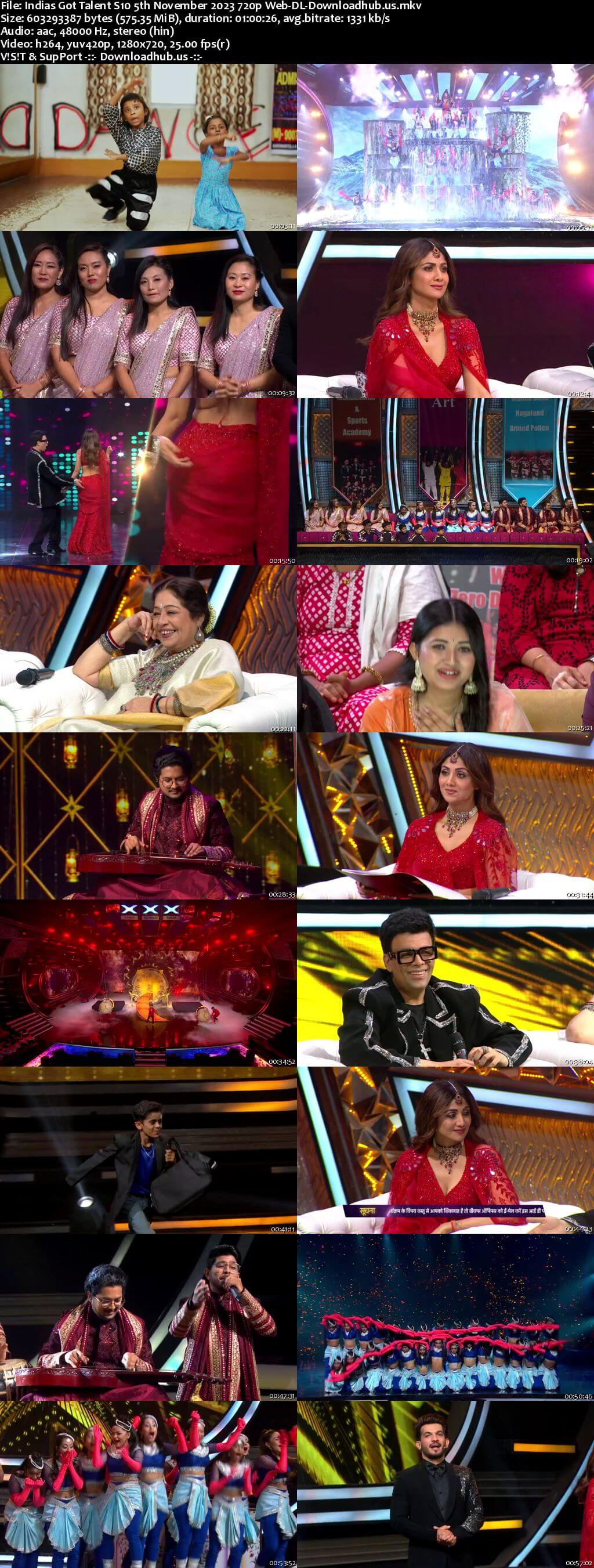 Indias Got Talent S10 05 November 2023 Episode 30 Web-DL 720p 480p