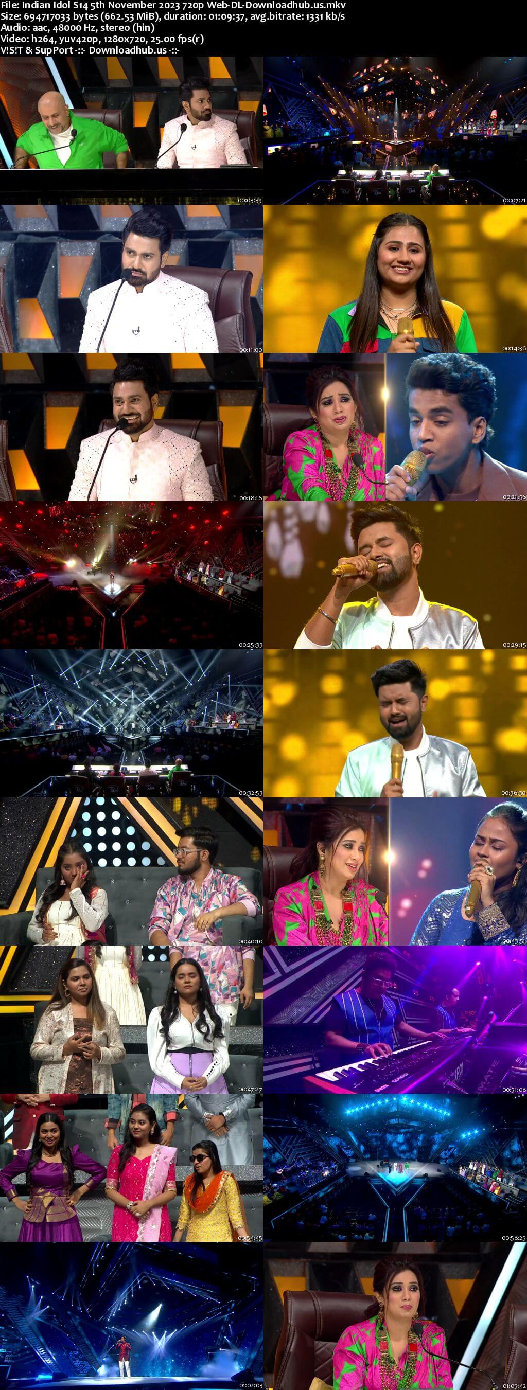 Indian Idol S14 05 November 2023 Episode 10 Web-DL 720p 480p