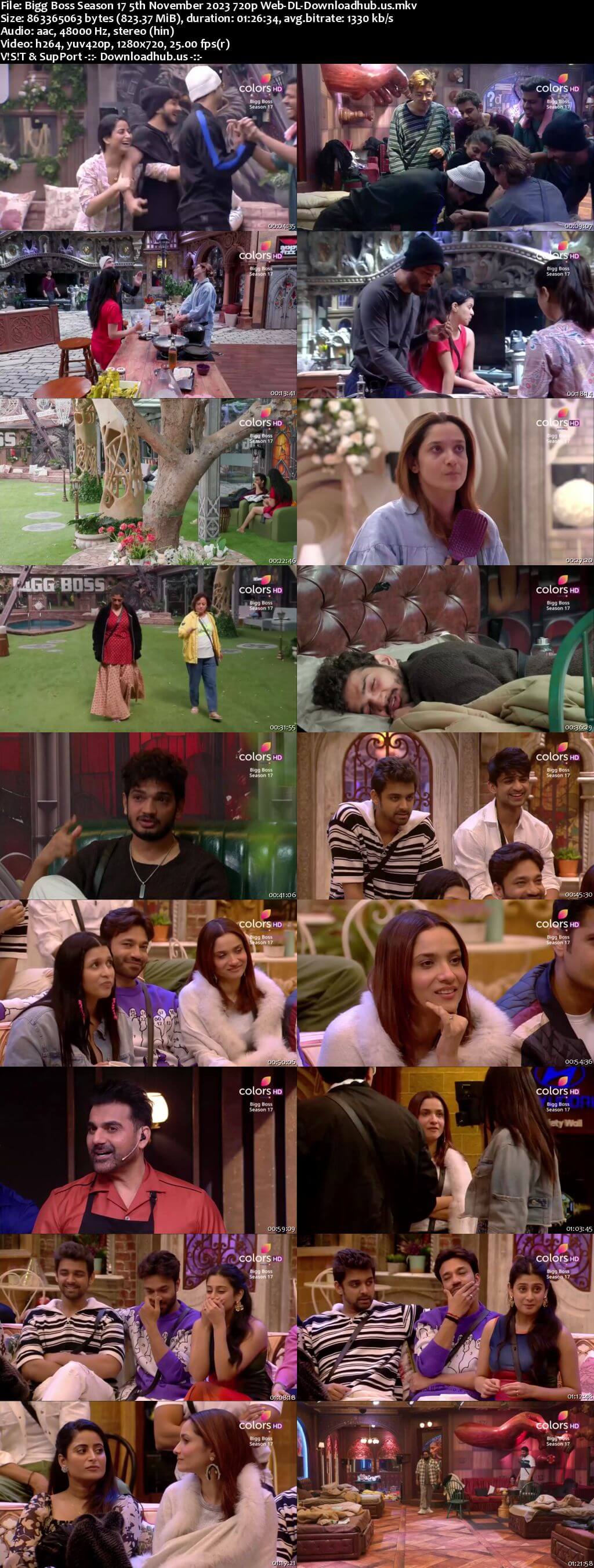 Bigg Boss Season 17 05 November 2023 Episode 22 Web-DL 1080p 720p 480p