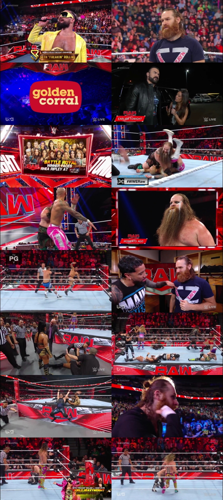 WWE Monday Night Raw 6th November 2023 720p 500MB WEBRip 480p