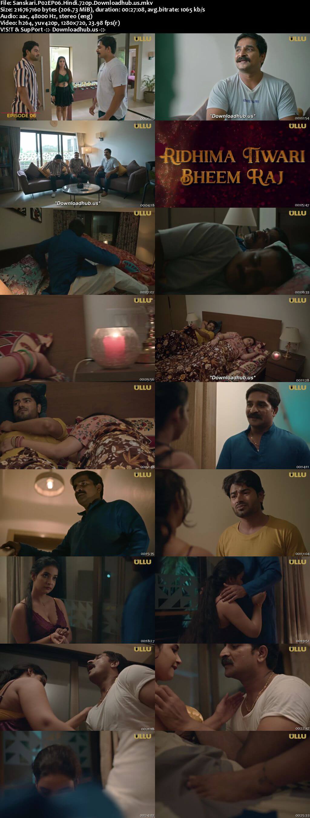 Sanskari 2023 Hindi Part 02 ULLU WEB Series 720p HDRip x264