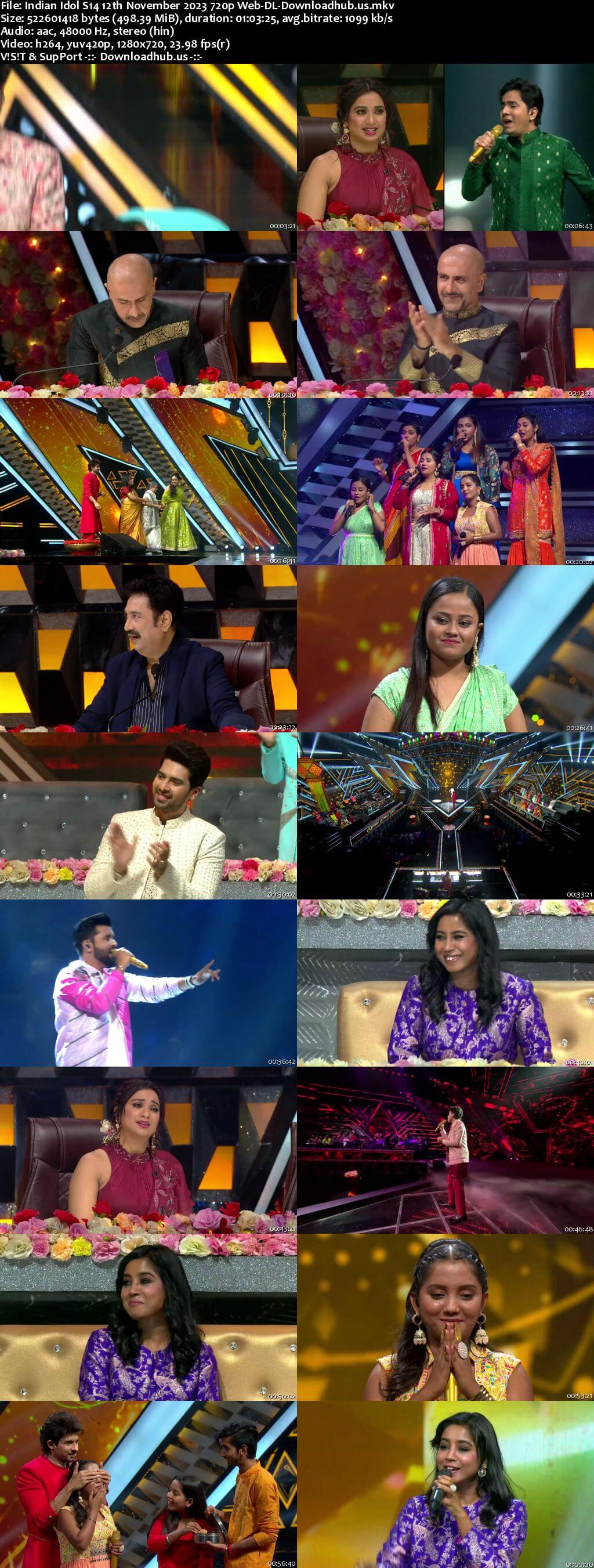 Indian Idol S14 12 November 2023 Episode 12 Web-DL 720p 480p