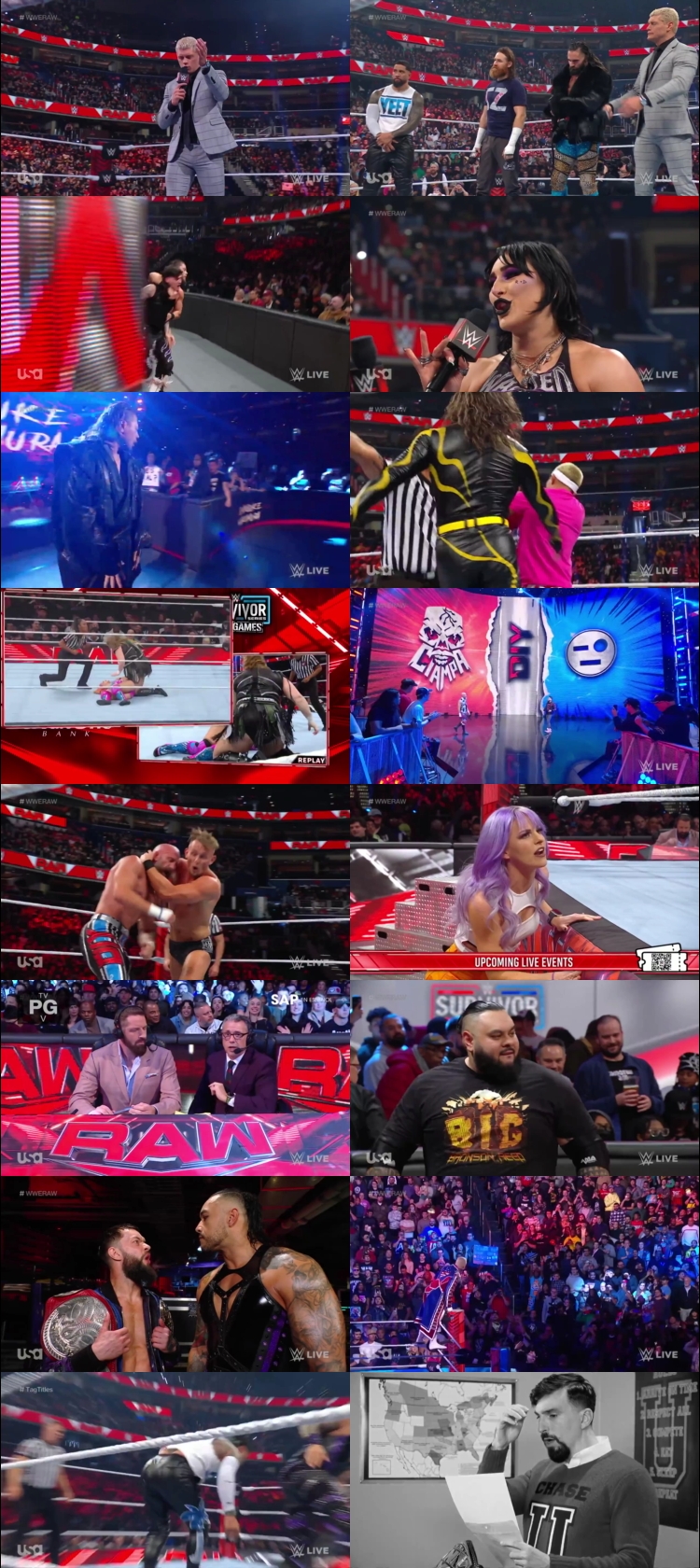 WWE Monday Night Raw 13th November 2023023 720p 500MB WEBRip 480p