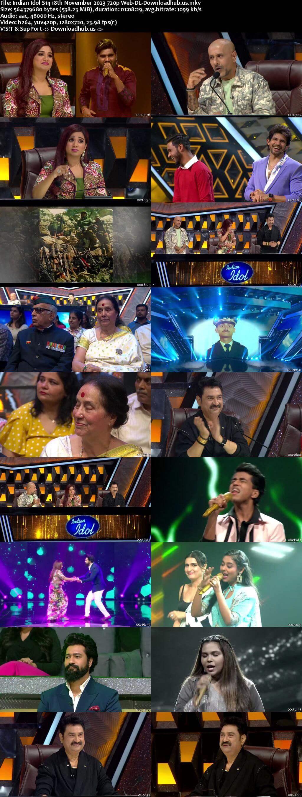 Indian Idol S14 18 November 2023 Episode 13 Web-DL 720p 480p