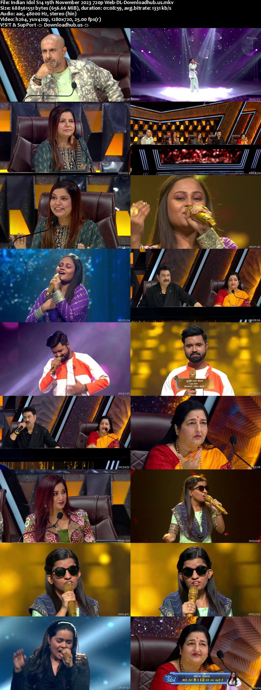 Indian Idol S14 19 November 2023 Episode 14 Web-DL 720p 480p