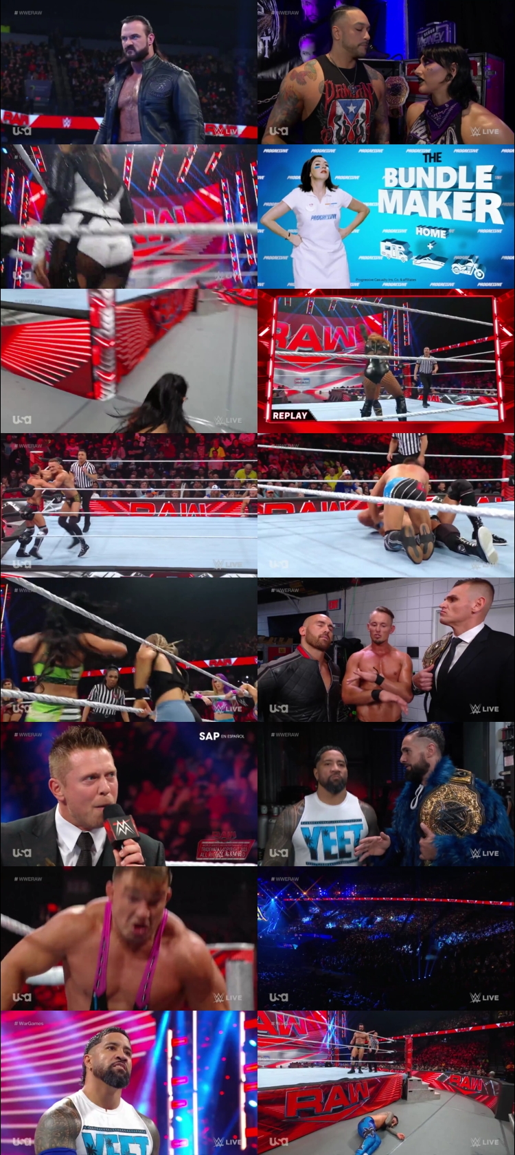 WWE Monday Night Raw 20th November 2023023 720p 500MB WEBRip 480p