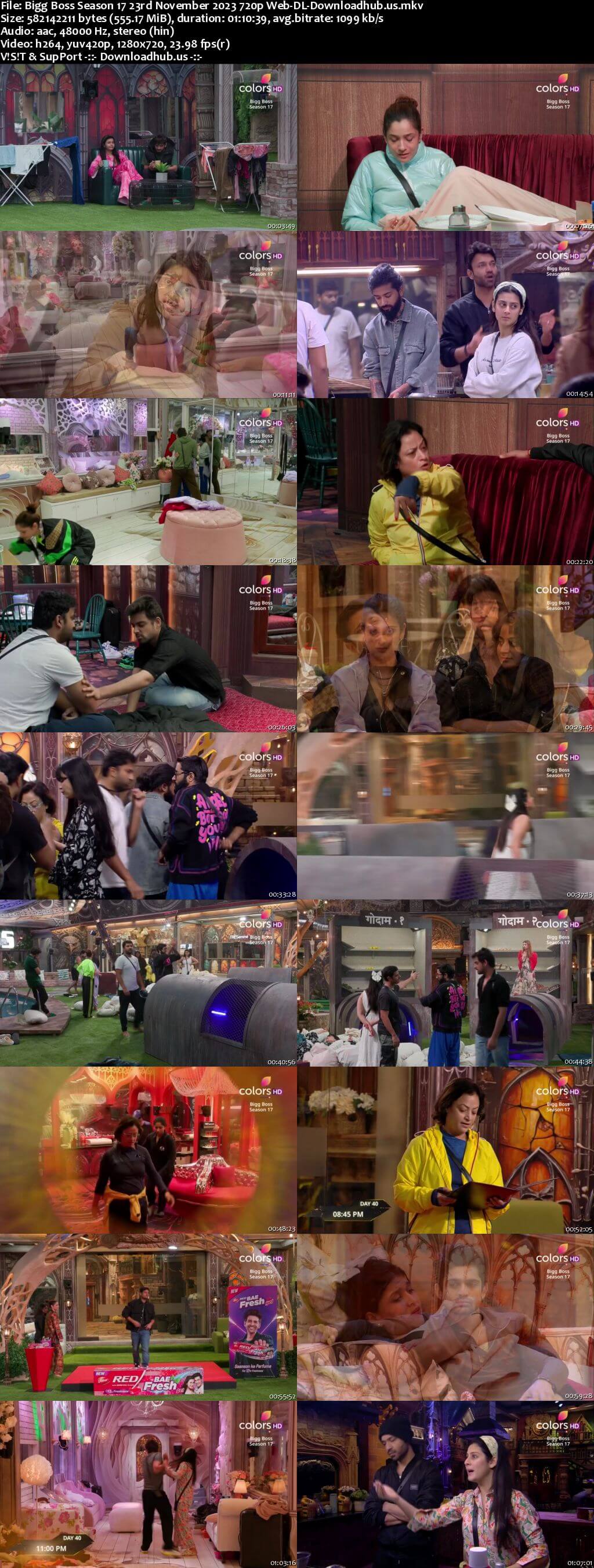 Bigg Boss Season 17 23 November 2023 Episode 40 Web-DL 1080p 720p 480p