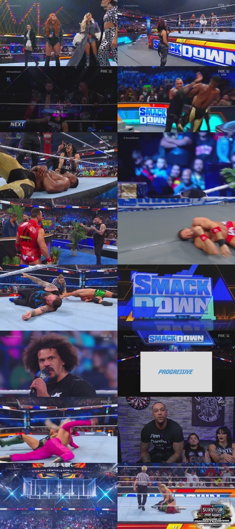 WWE Friday Night Smackdown 24th November 2023 720p 350MB WEBRip 480p