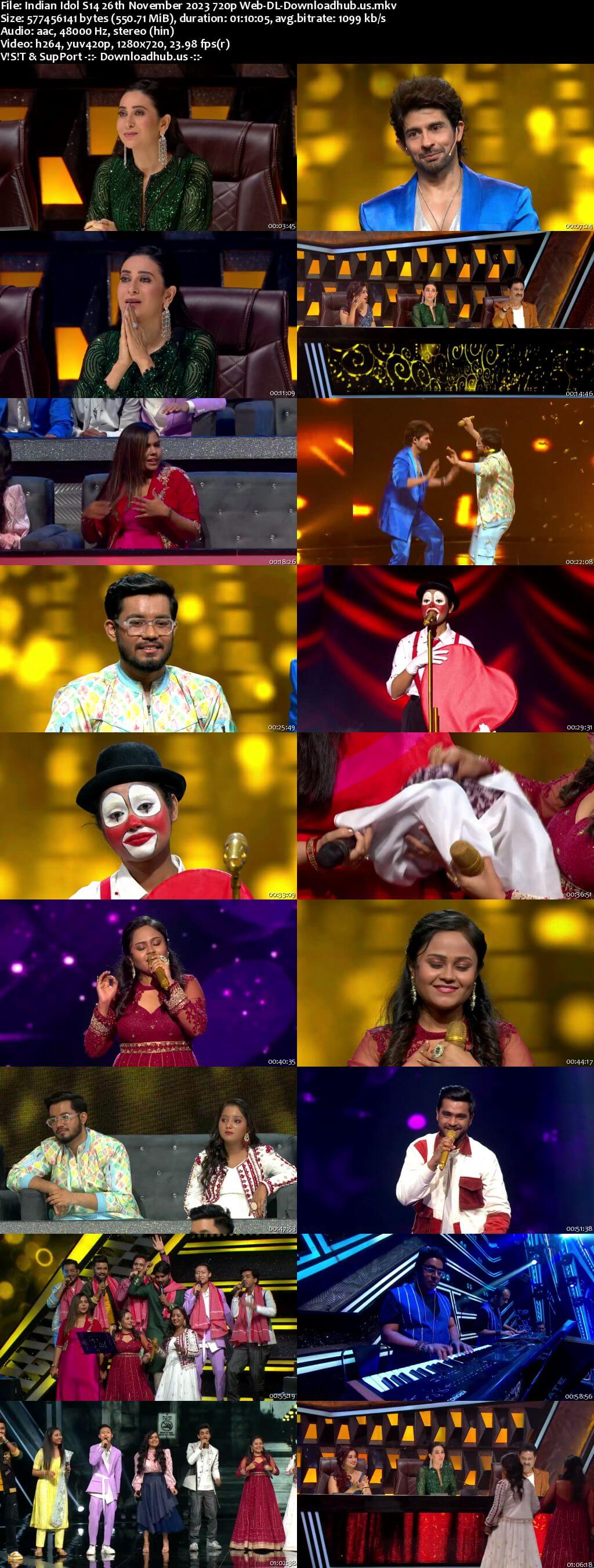 Indian Idol S14 26 November 2023 Episode 16 Web-DL 720p 480p