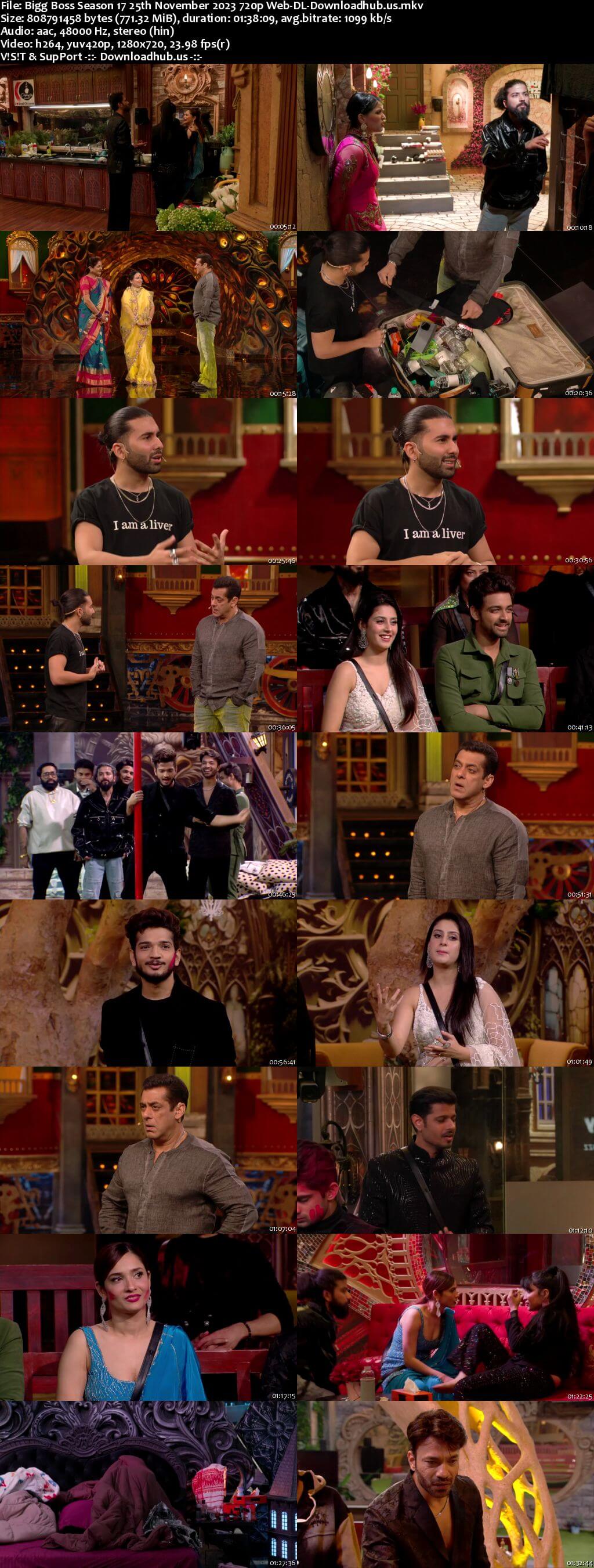 Bigg Boss Season 17 25 November 2023 Episode 42 Web-DL 1080p 720p 480p