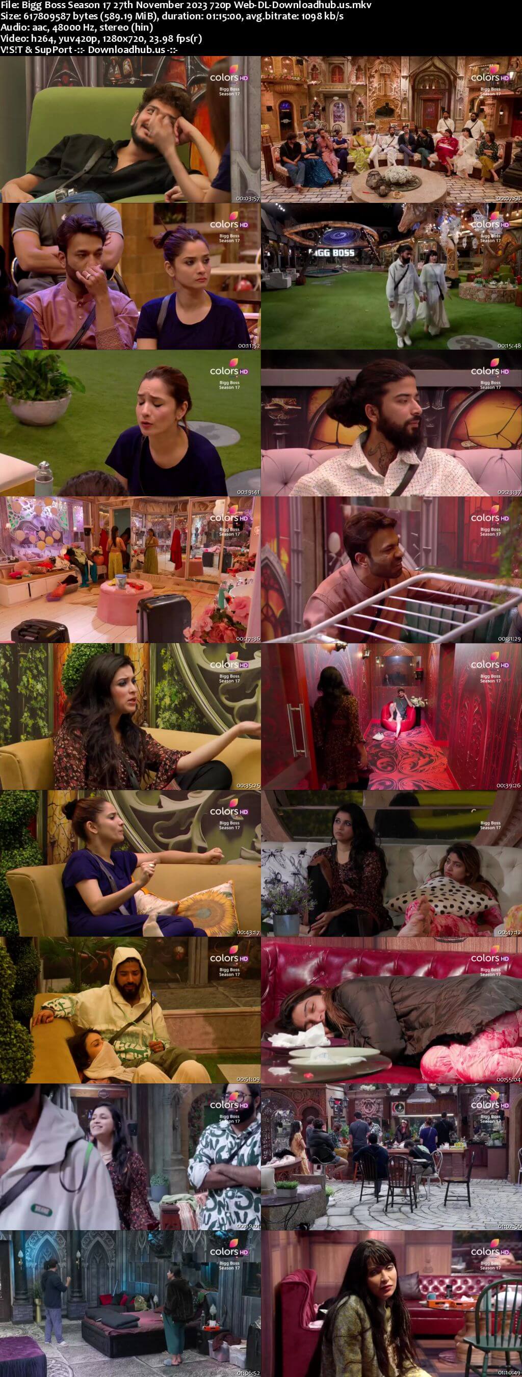 Bigg Boss Season 17 27 November 2023 Episode 44 Web-DL 1080p 720p 480p