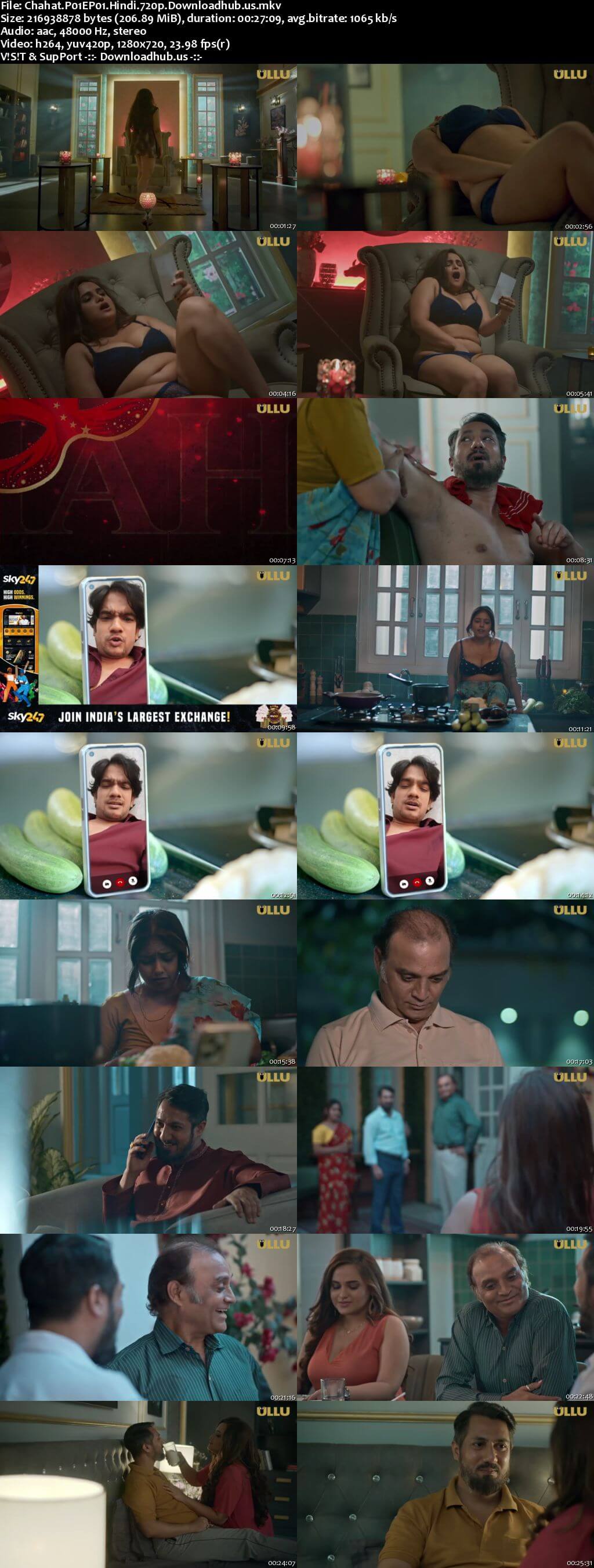 Chahat 2023 Hindi Part 01 ULLU WEB Series 720p HDRip x264