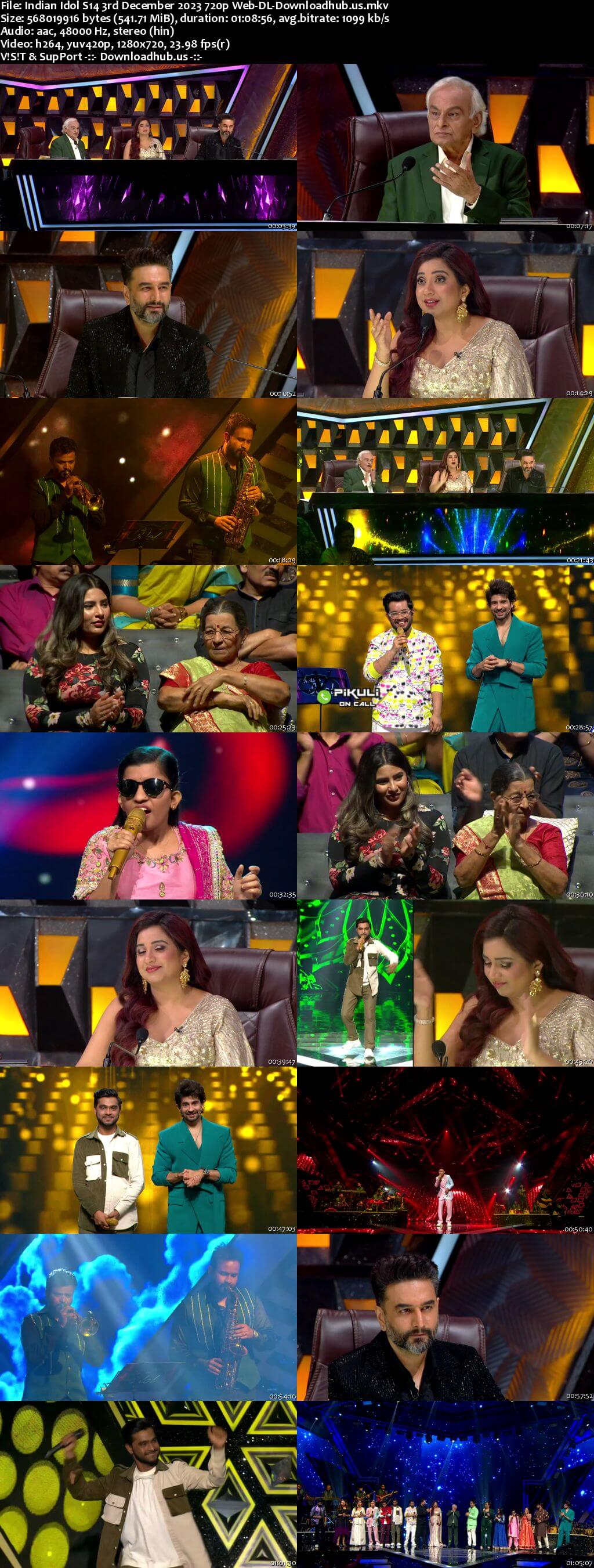 Indian Idol S14 03 December 2023 Episode 18 Web-DL 720p 480p