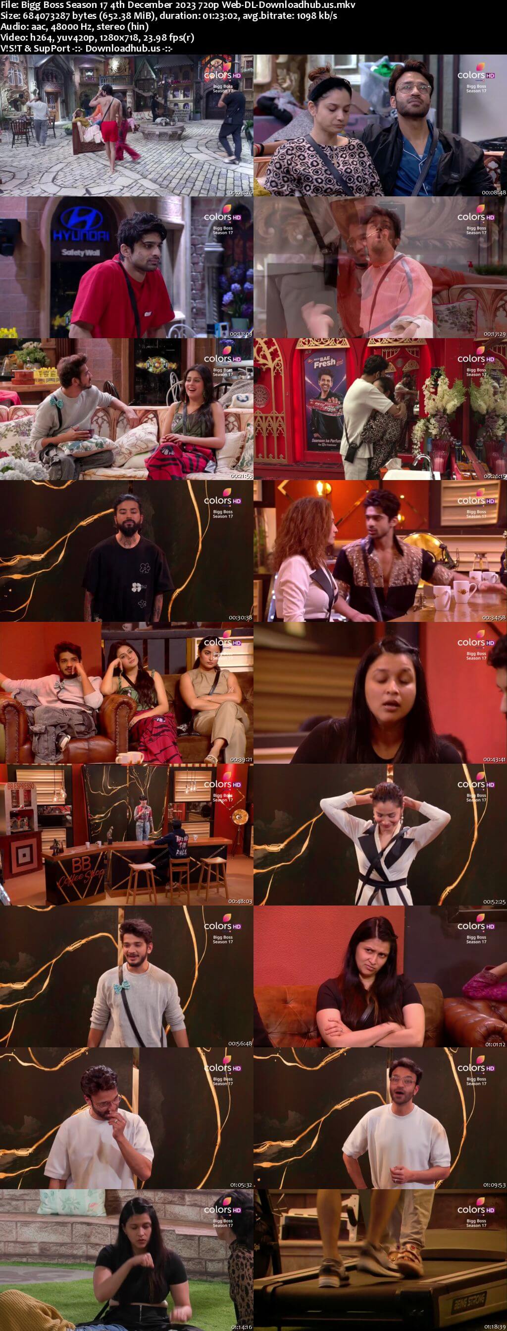 Bigg Boss Season 17 04 December 2023 Episode 51 Web-DL 1080p 720p 480p