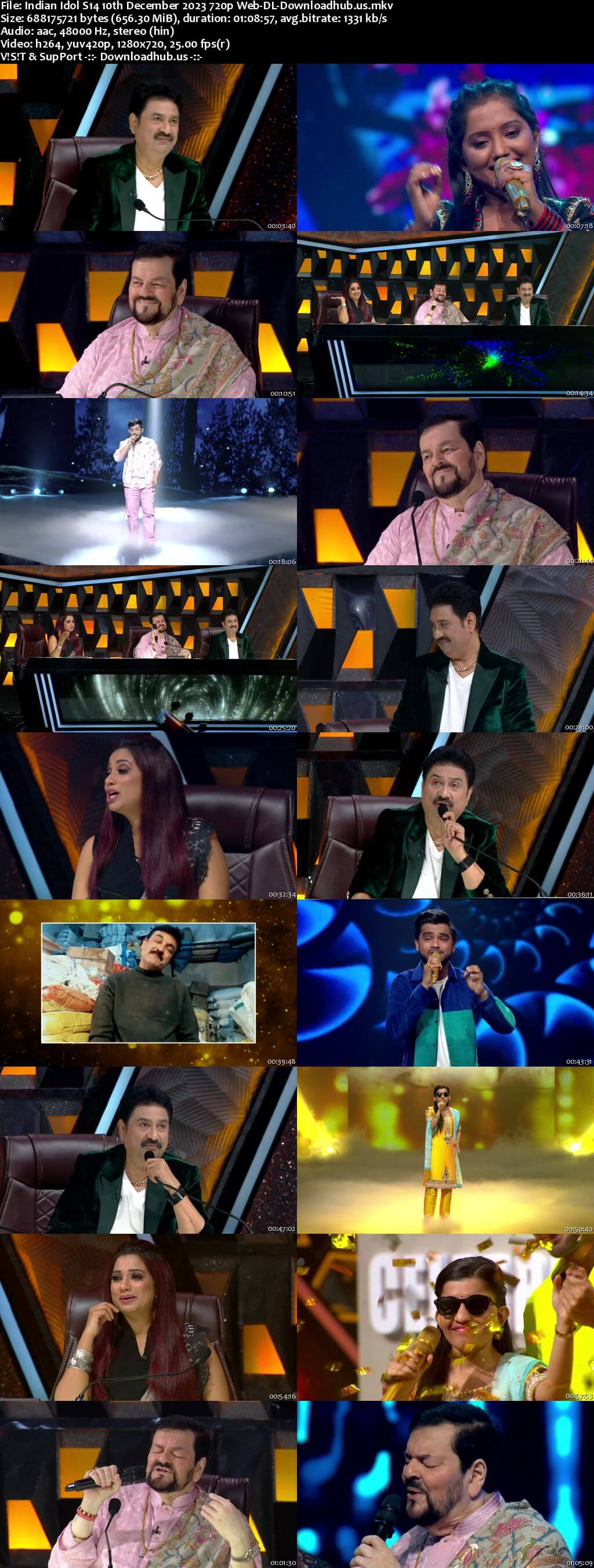 Indian Idol S14 10 December 2023 Episode 20 Web-DL 720p 480p