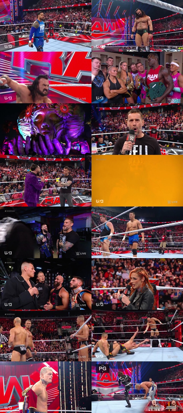 WWE Monday Night Raw 11th December 2023 720p 500MB WEBRip 480p