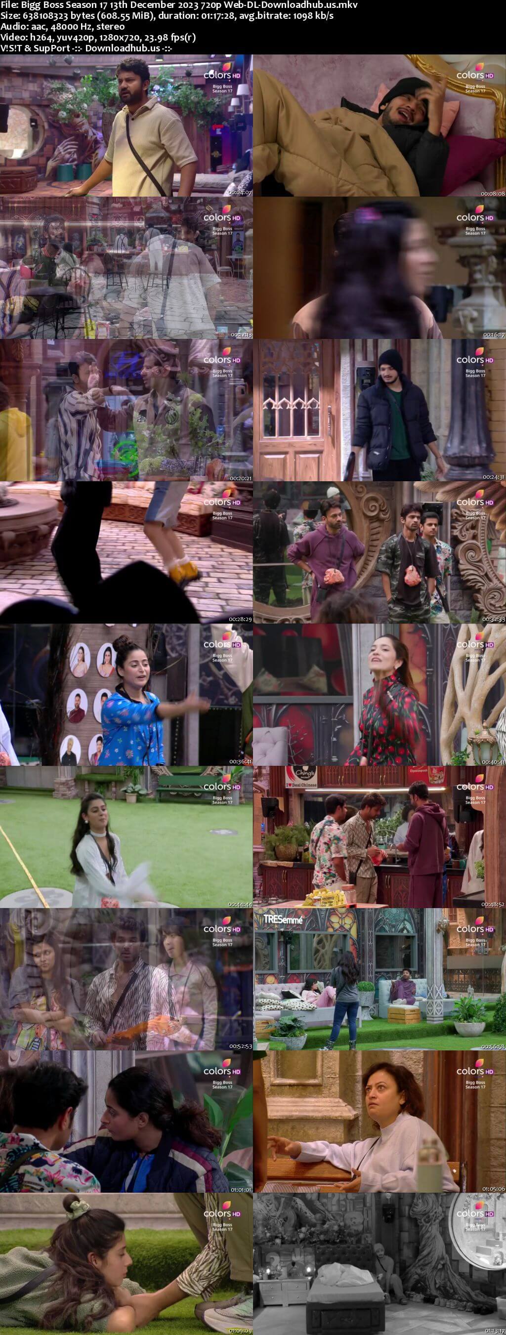 Bigg Boss Season 17 13 December 2023 Episode 60 Web-DL 1080p 720p 480p