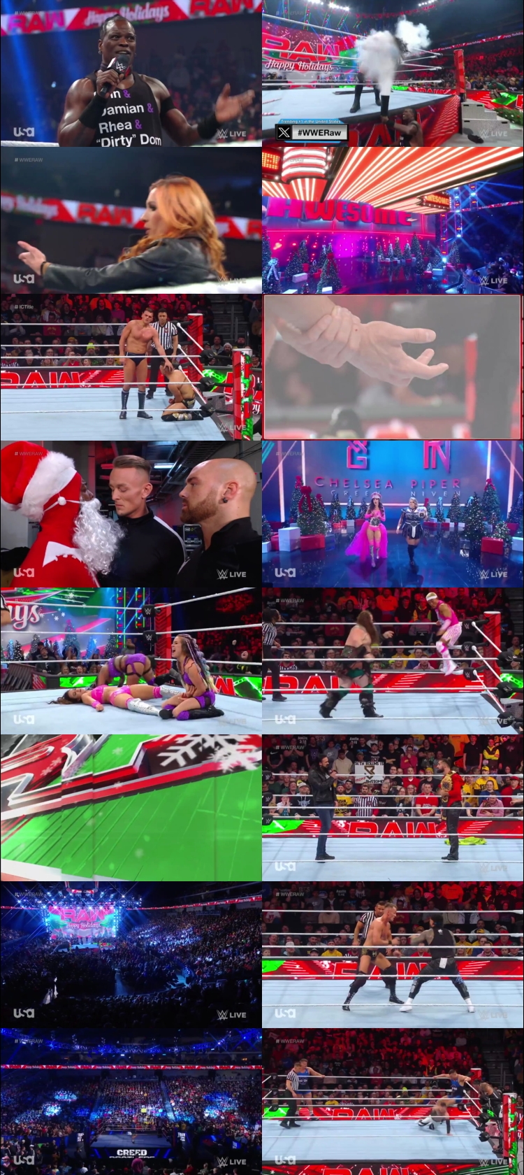 WWE Monday Night Raw 18th December 2023 720p 500MB WEBRip 480p