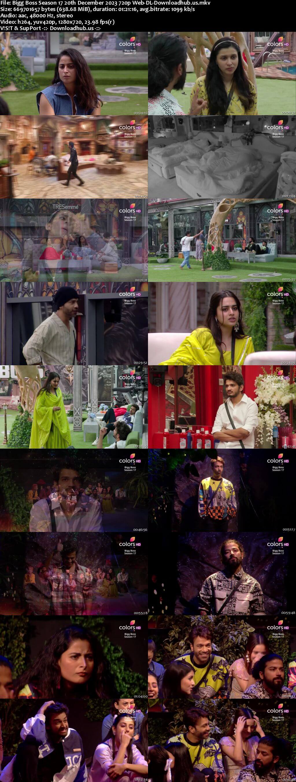 Bigg Boss Season 17 20 December 2023 Episode 67 Web-DL 1080p 720p 480p