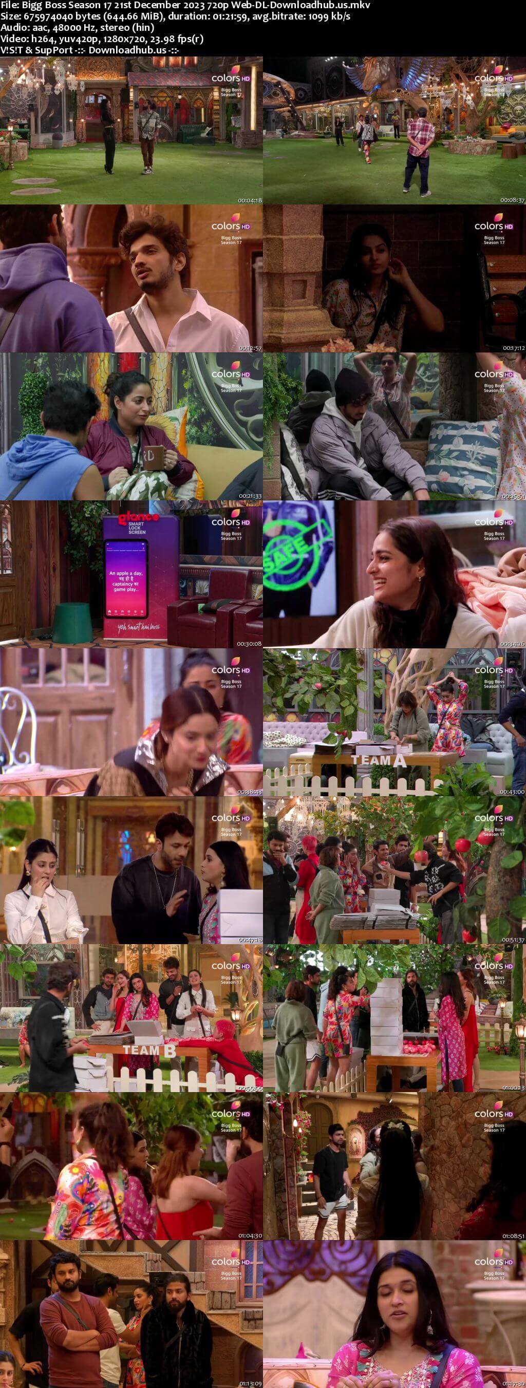 Bigg Boss Season 17 21 December 2023 Episode 68 Web-DL 1080p 720p 480p