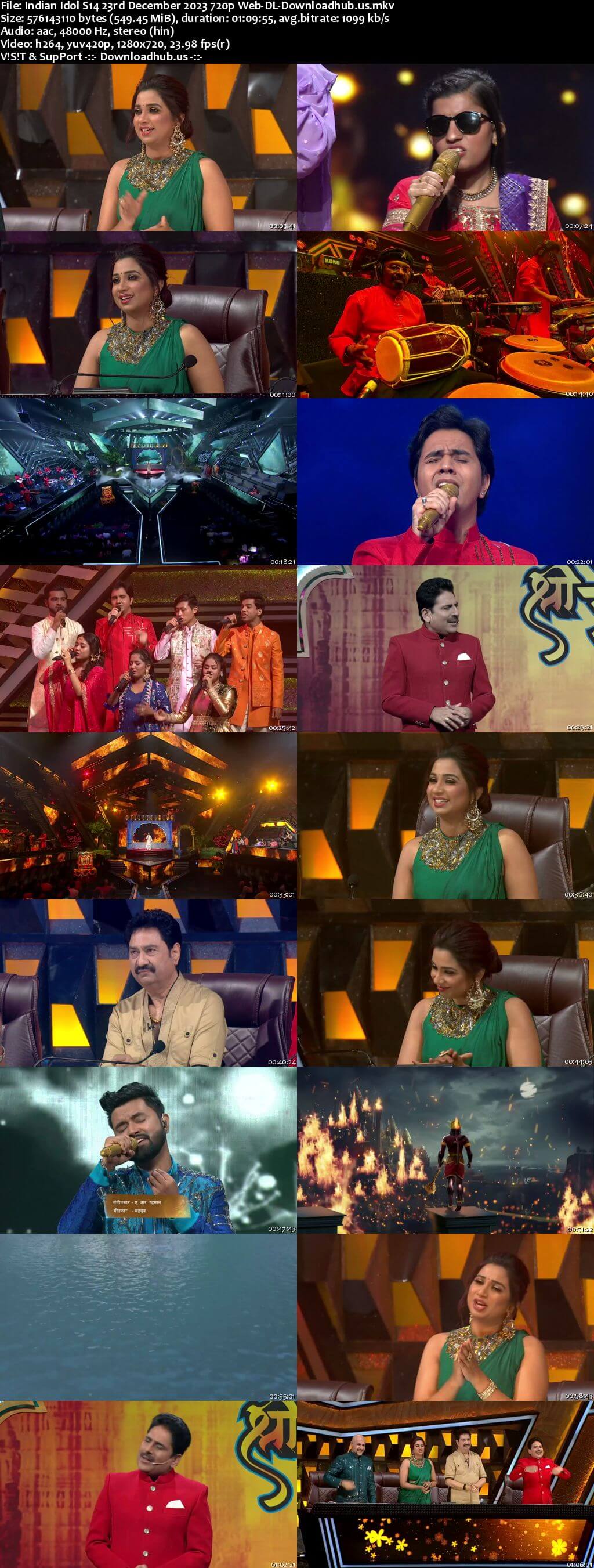 Indian Idol S14 23 December 2023 Episode 23 Web-DL 720p 480p