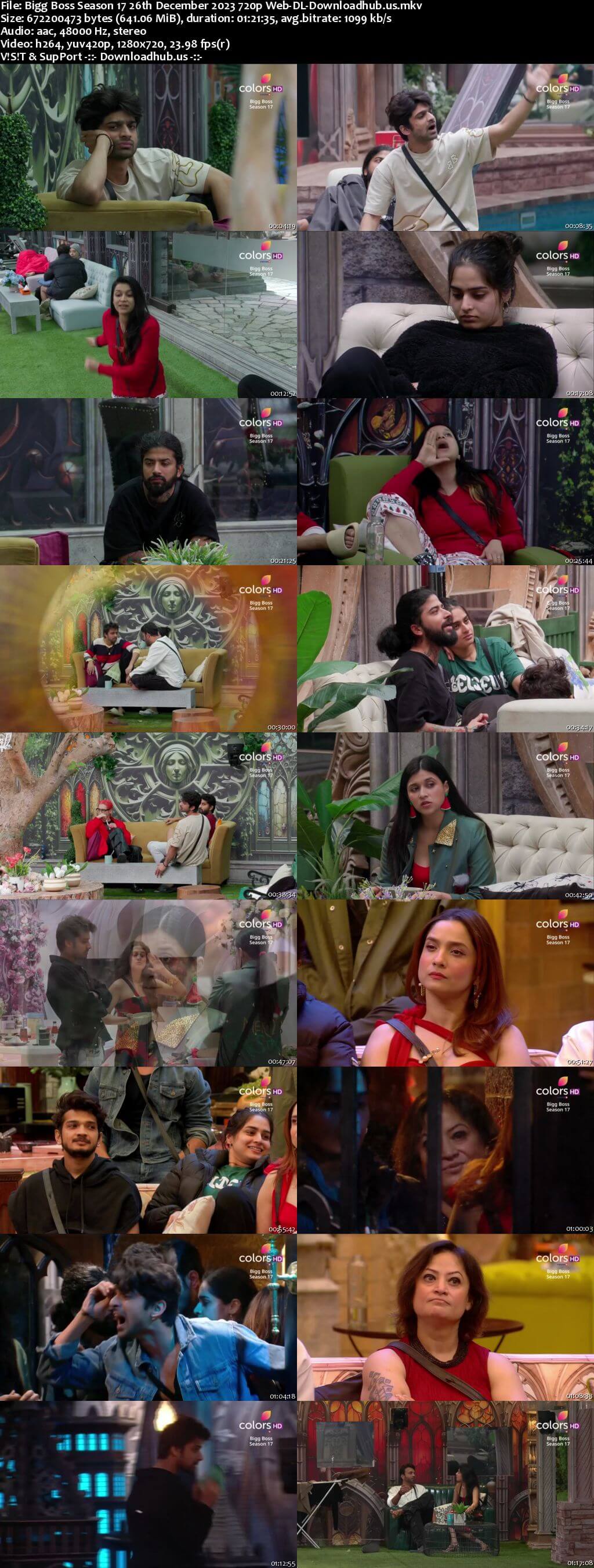 Bigg Boss Season 17 26 December 2023 Episode 73 Web-DL 1080p 720p 480p