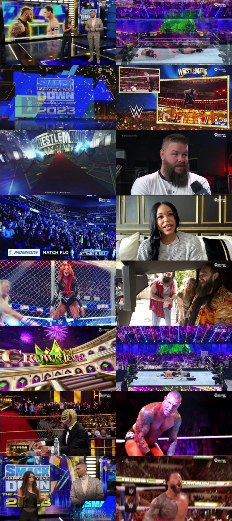 WWE Friday Night Smackdown 29th December 2023 720p 350MB WEBRip 480p