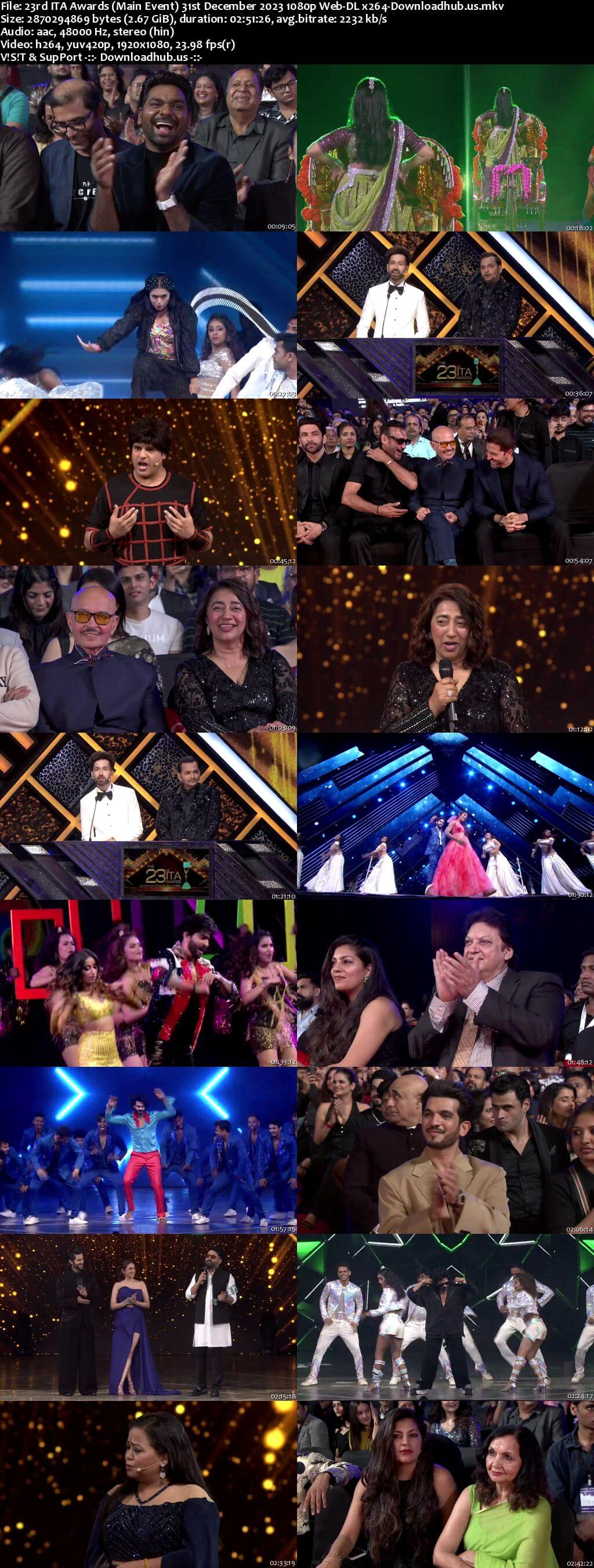 23rd ITA Awards (Main Event) 31st December 2023 1080p 720p 480p Web-DL x264