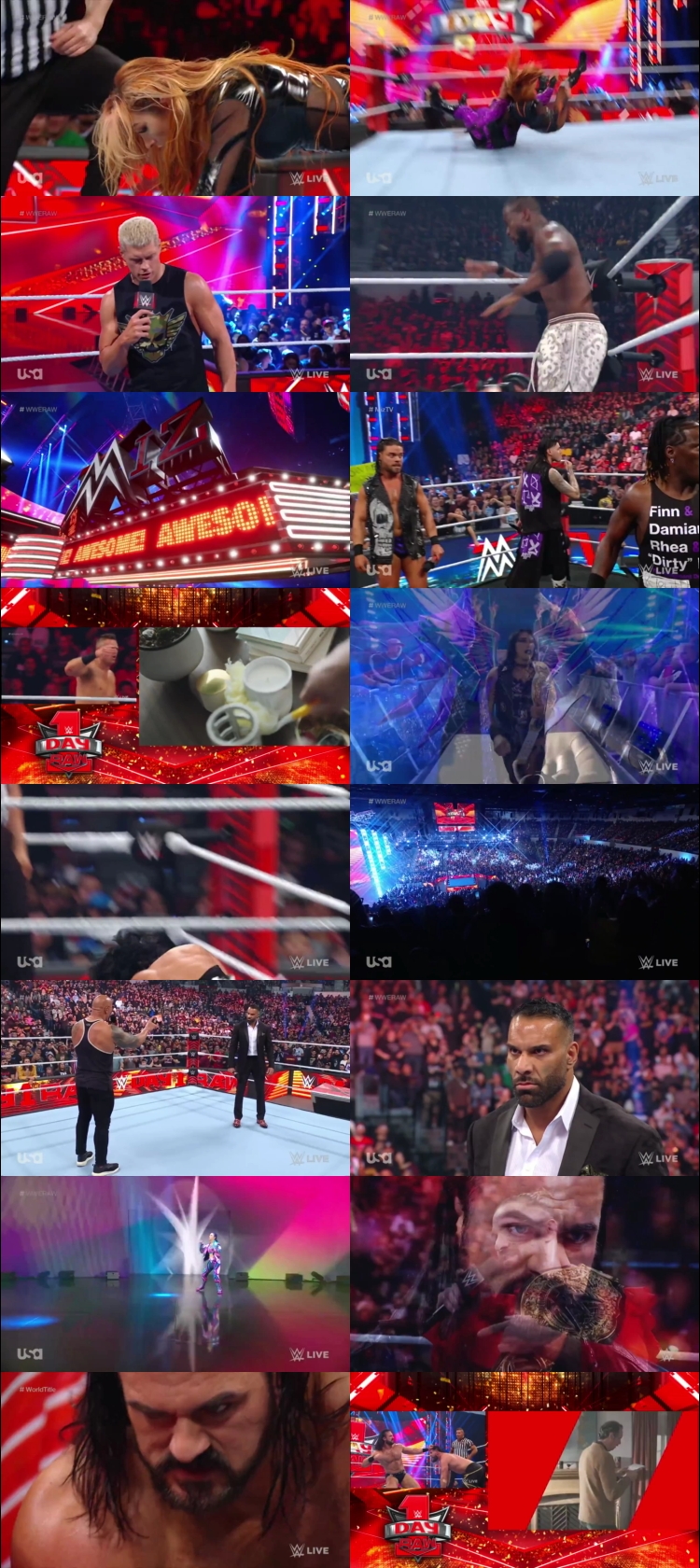 WWE Monday Night Raw 1st January 2024 720p 500MB WEBRip 480p