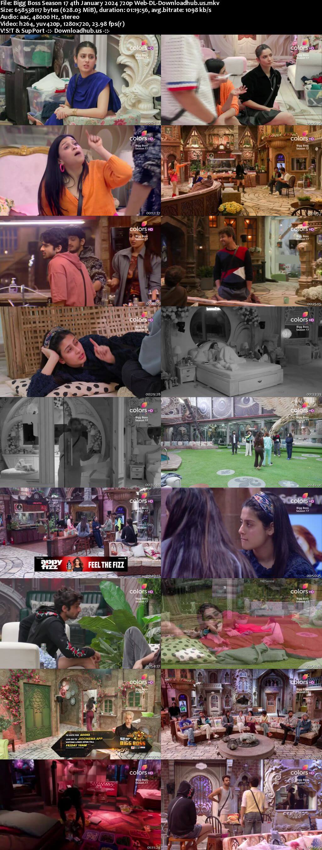 Bigg Boss Season 17 04 January 2024 Episode 82 Web-DL 1080p 720p 480p