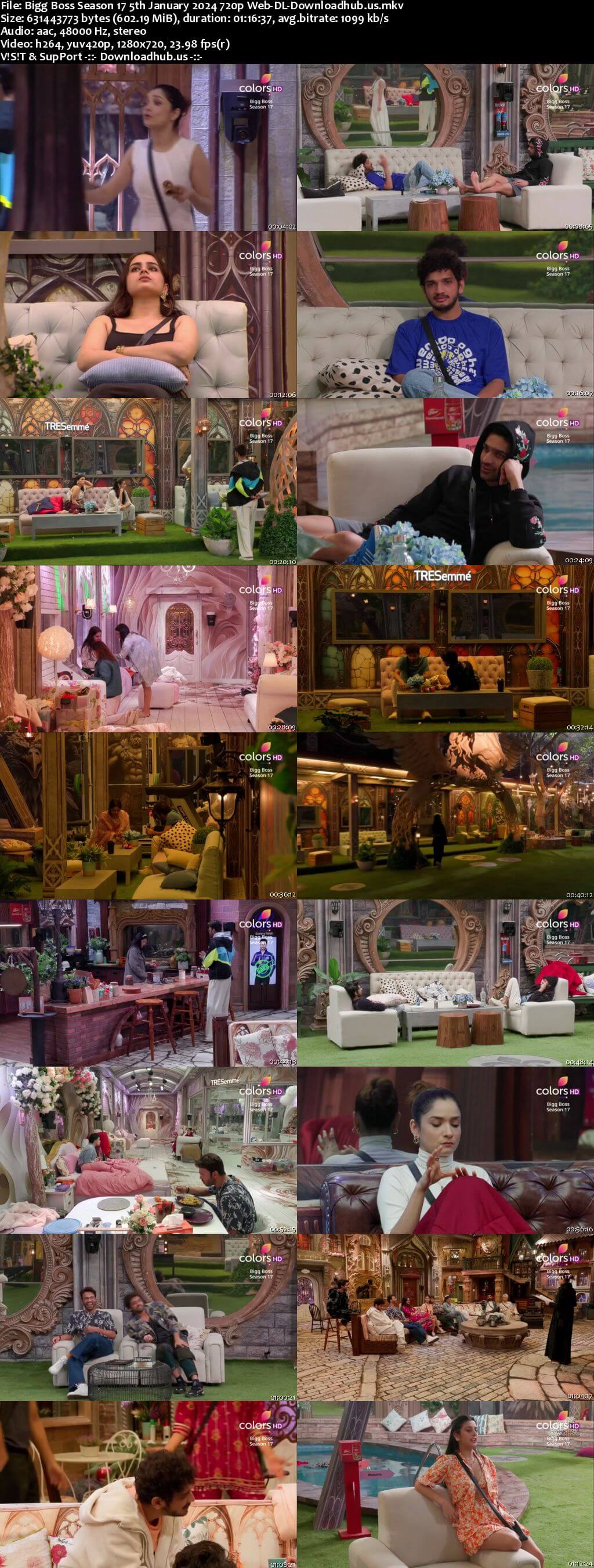 Bigg Boss Season 17 05 January 2024 Episode 83 Web-DL 1080p 720p 480p