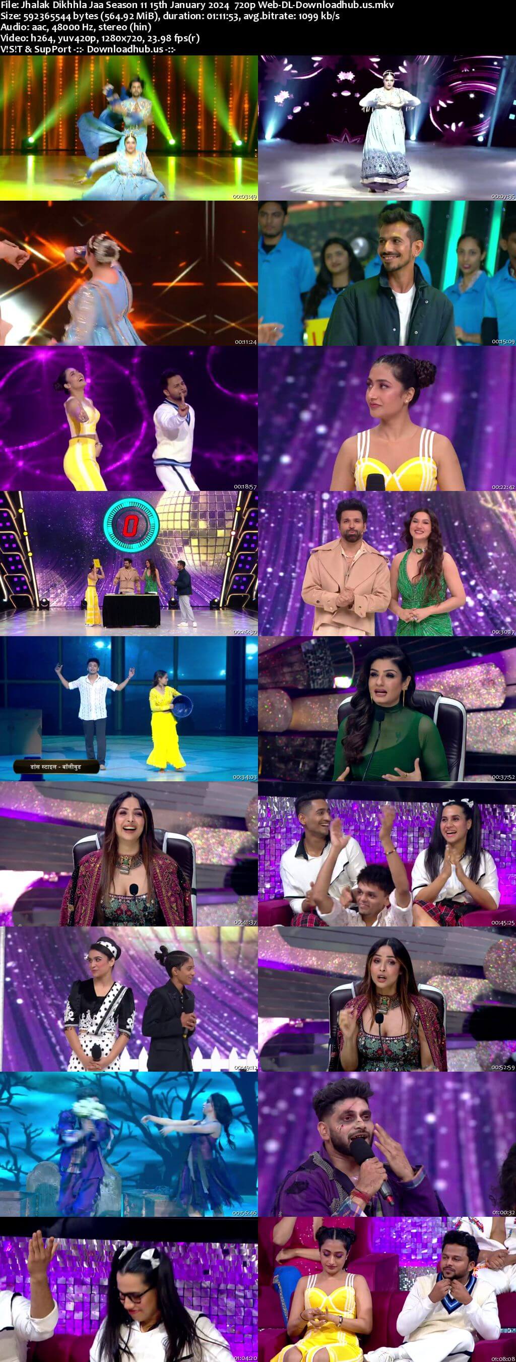 Jhalak Dikhhla Jaa Season 11 15 January 2024 Episode 20 Web-DL 720p 480p