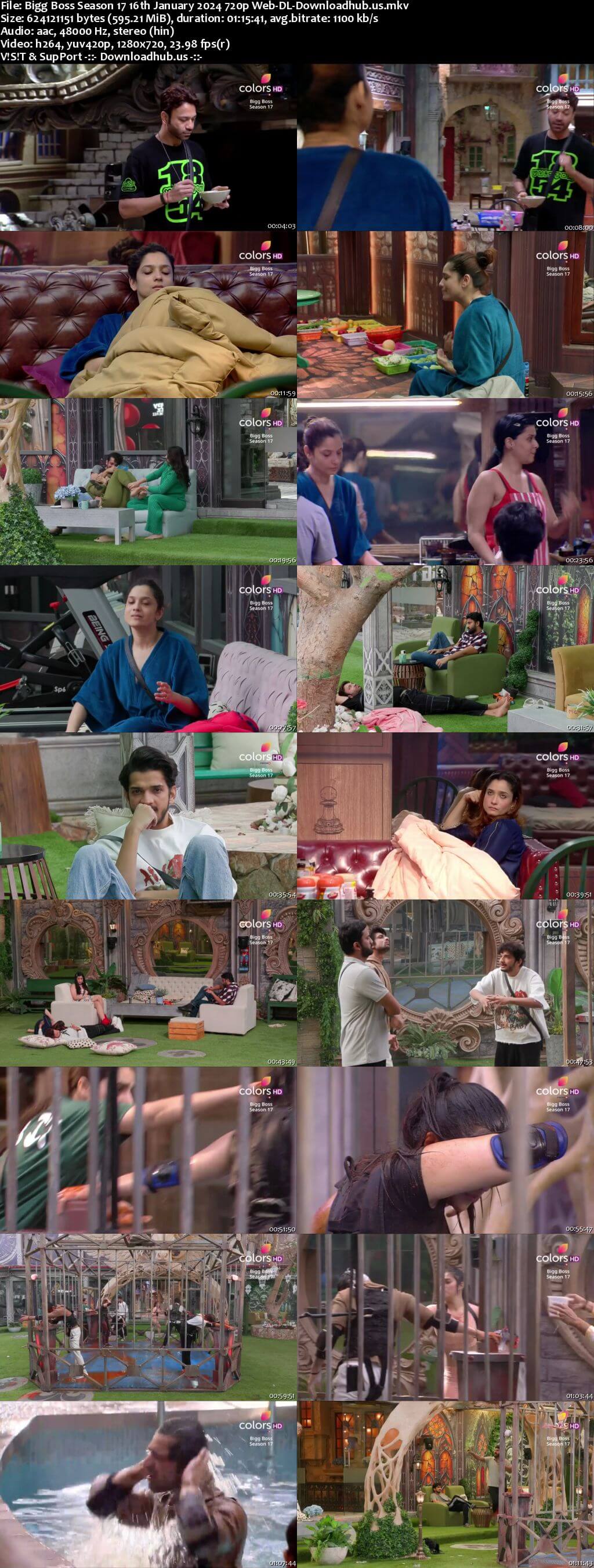 Bigg Boss Season 17 16 January 2024 Episode 94 Web-DL 1080p 720p 480p