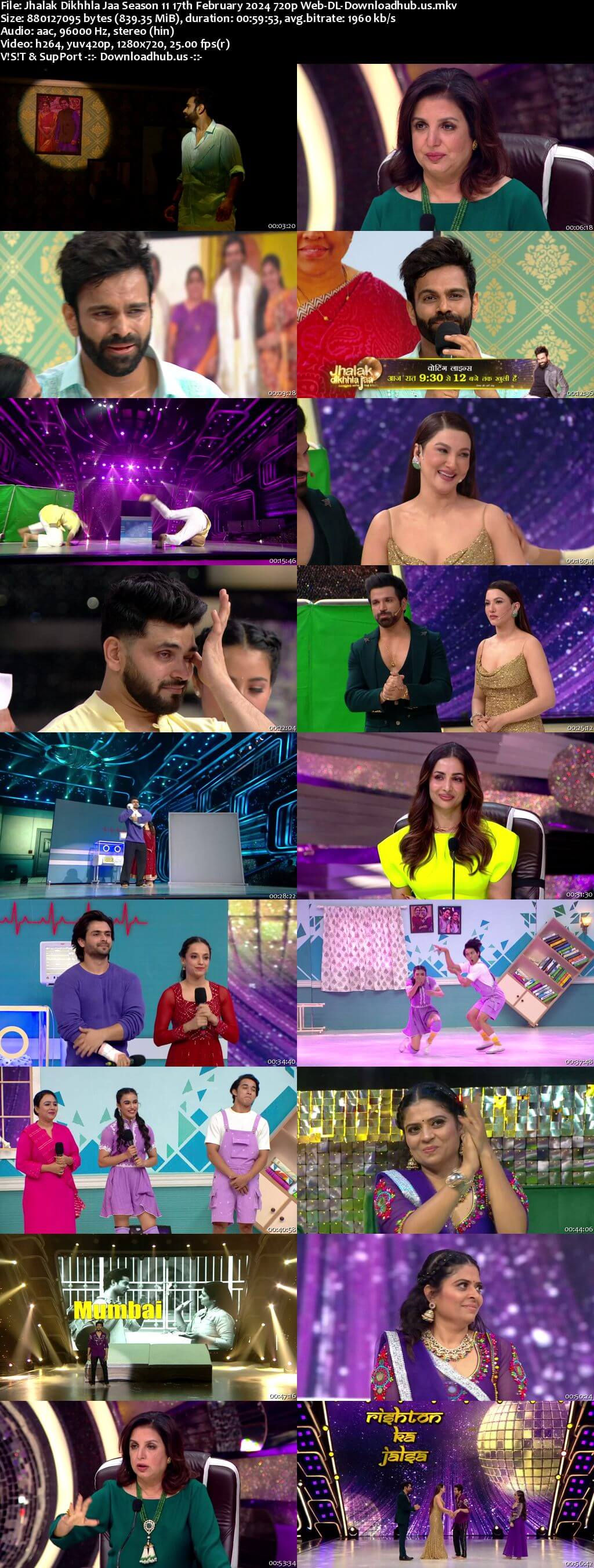 Jhalak Dikhhla Jaa Season 11 17 February 2024 Episode 28 Web-DL 720p 480p